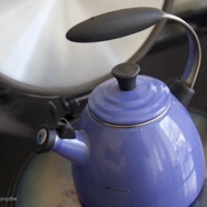 Kettle boiling on eControl Aga