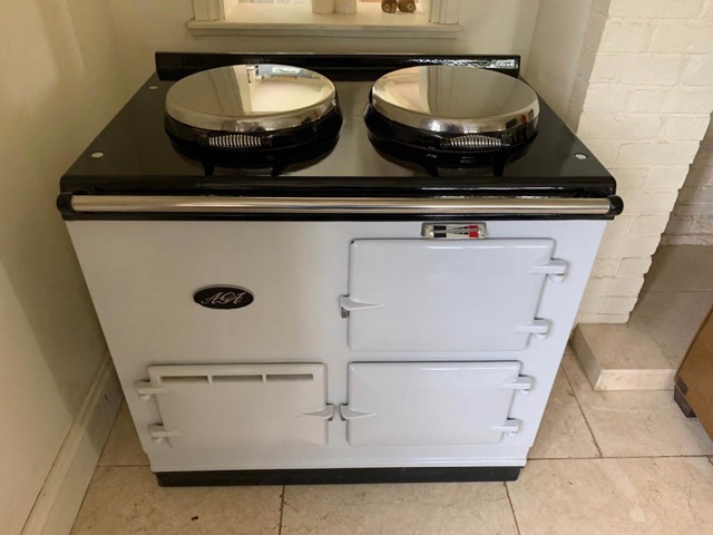 white 2 oven modern Aga