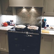 Black 2 oven modern Aga