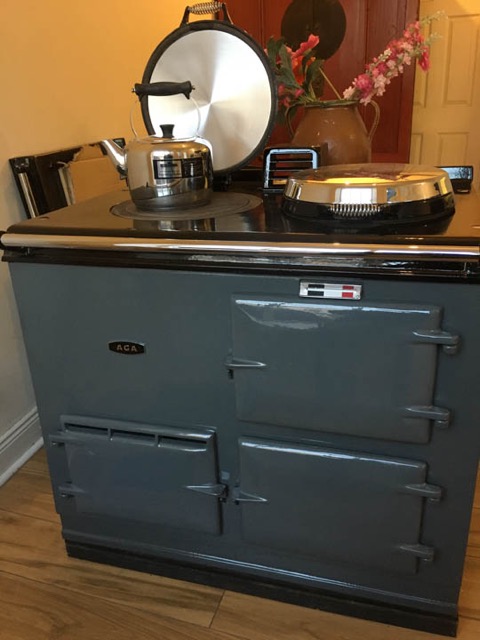 Slate grey 2 oven Aga